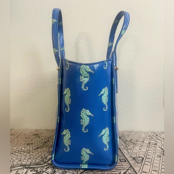 Kate Spade RARE Seahorse Satchel Crossbody - Picture 4 of 9